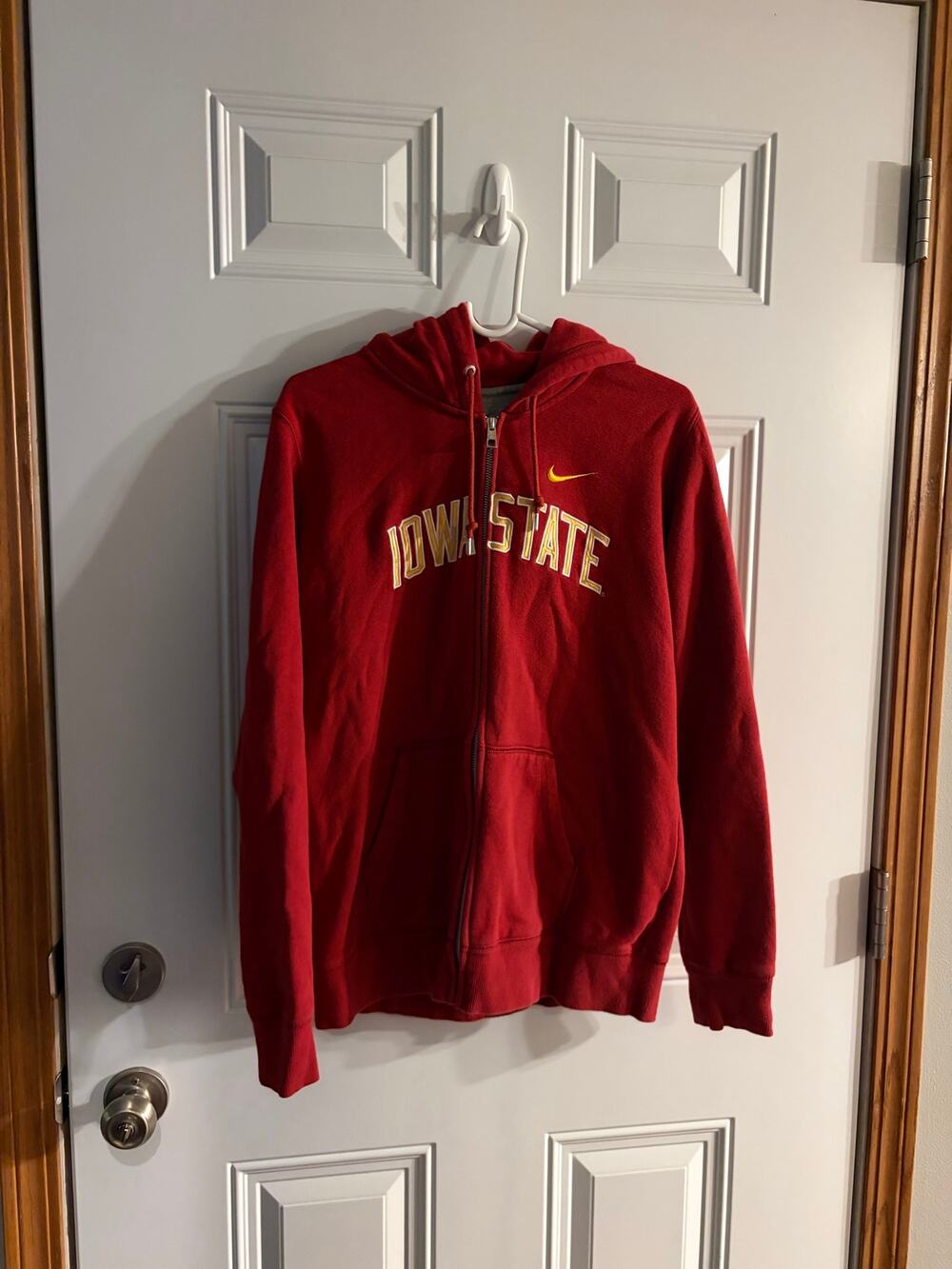 Iowa State Cyclones Full Zip Nike Hoodie Size XL